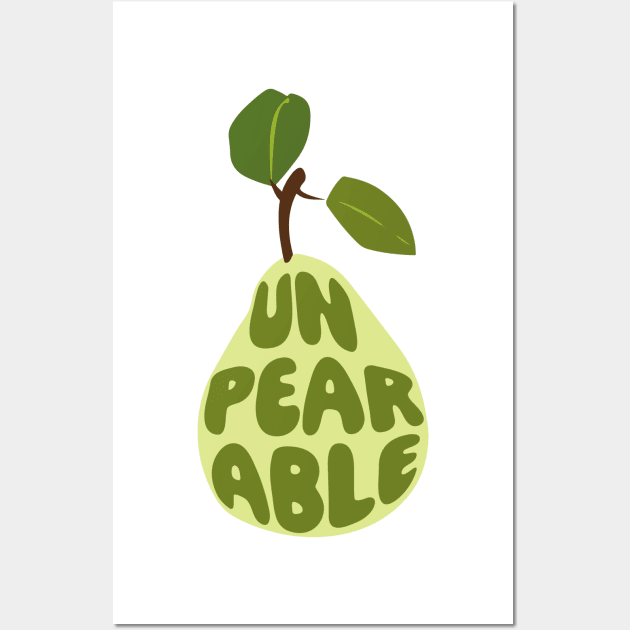 UnPearable Pun Wall Art by maya-reinstein